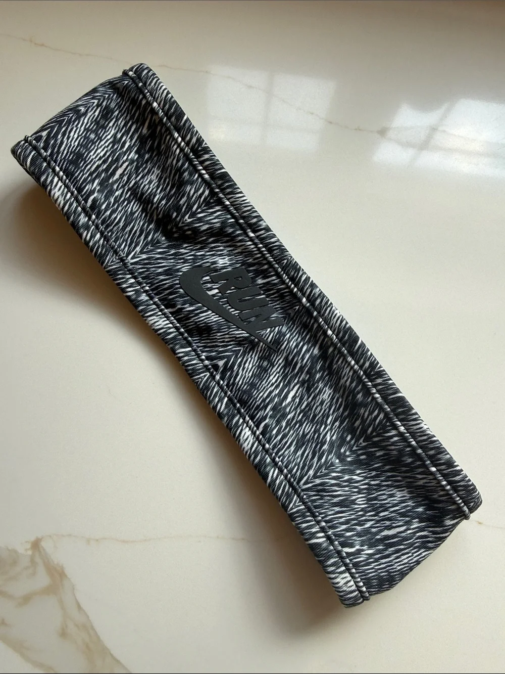 Nike Black, Grey & White Dri-Fit Headband